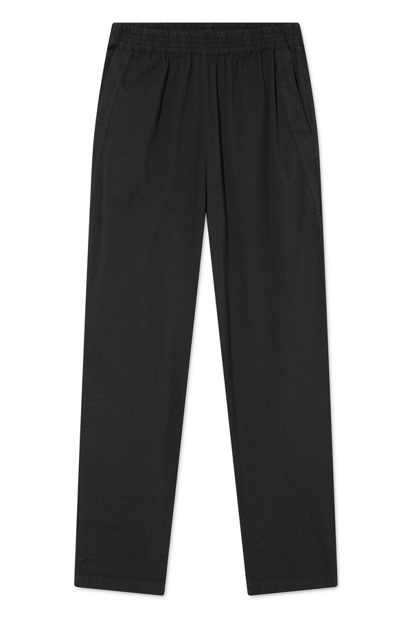 Rue de Tokyo PAREL GMTD GARMENT DYED POPLIN PANTS BLACK