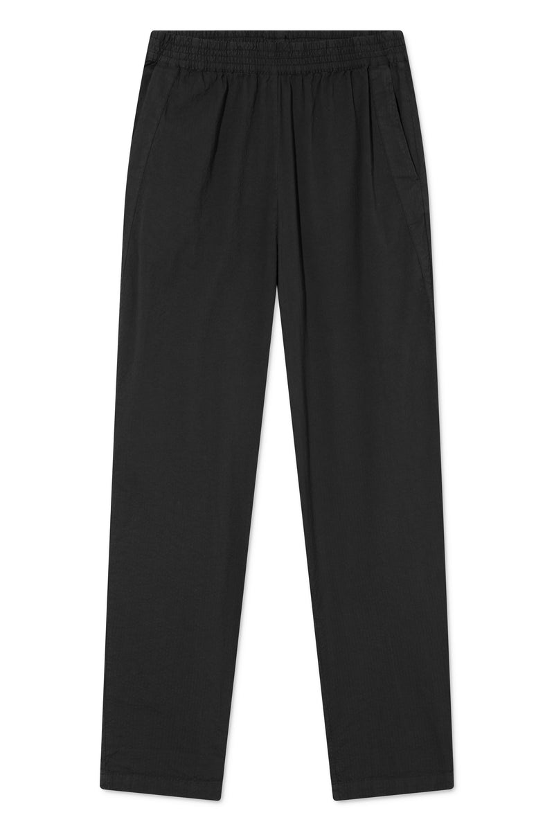 Rue de Tokyo PAREL GMTD GARMENT DYED POPLIN PANTS BLACK