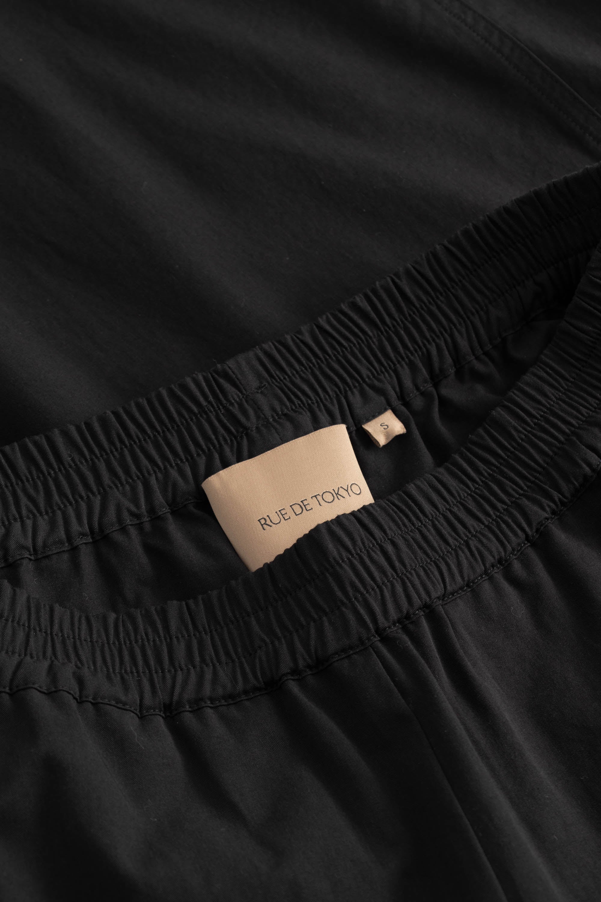 Rue de Tokyo PARMIDA MODAL POPLIN Pants BLACK
