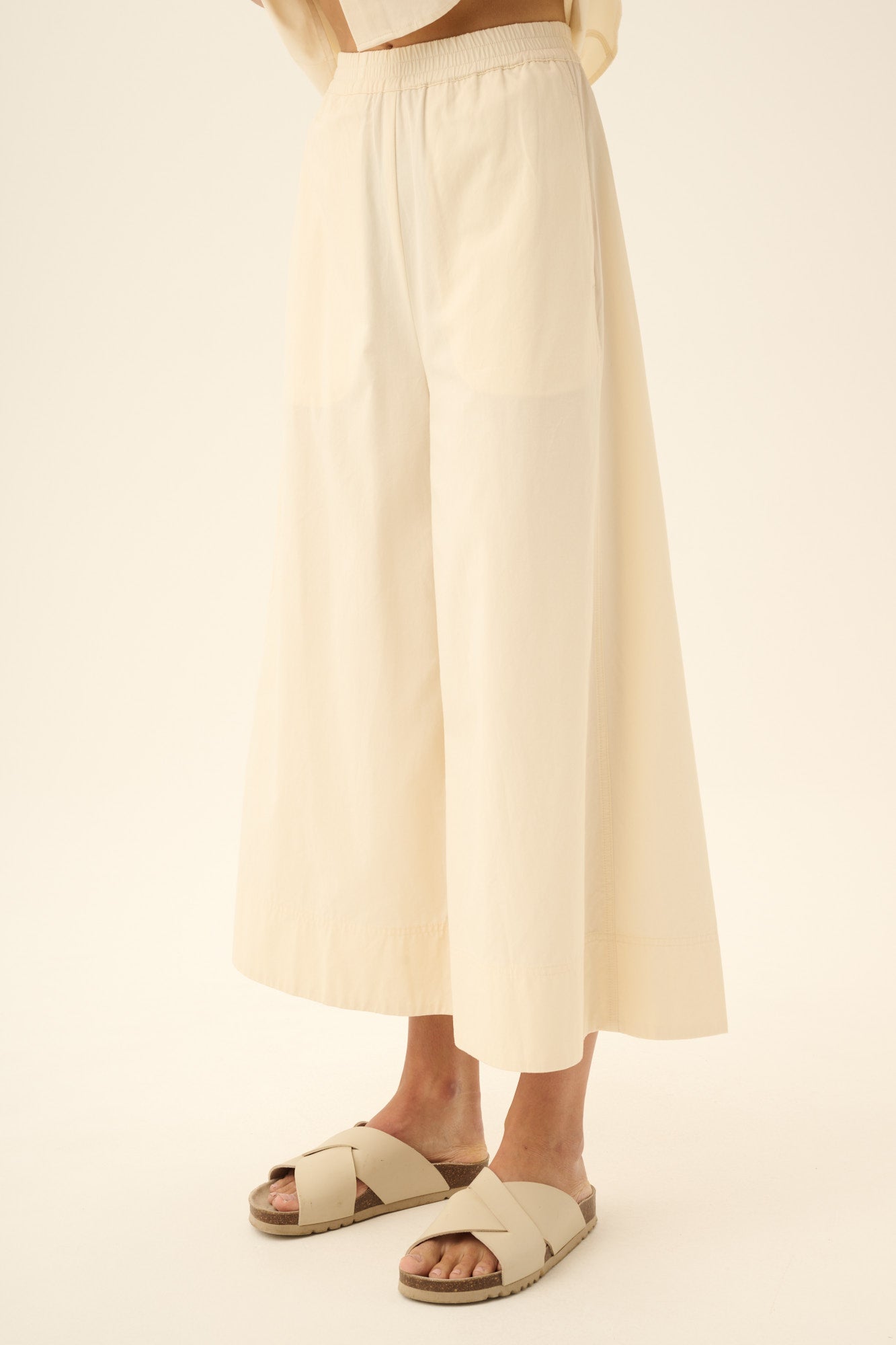 Rue de Tokyo PARMIDA MODAL POPLIN Pants CREAM