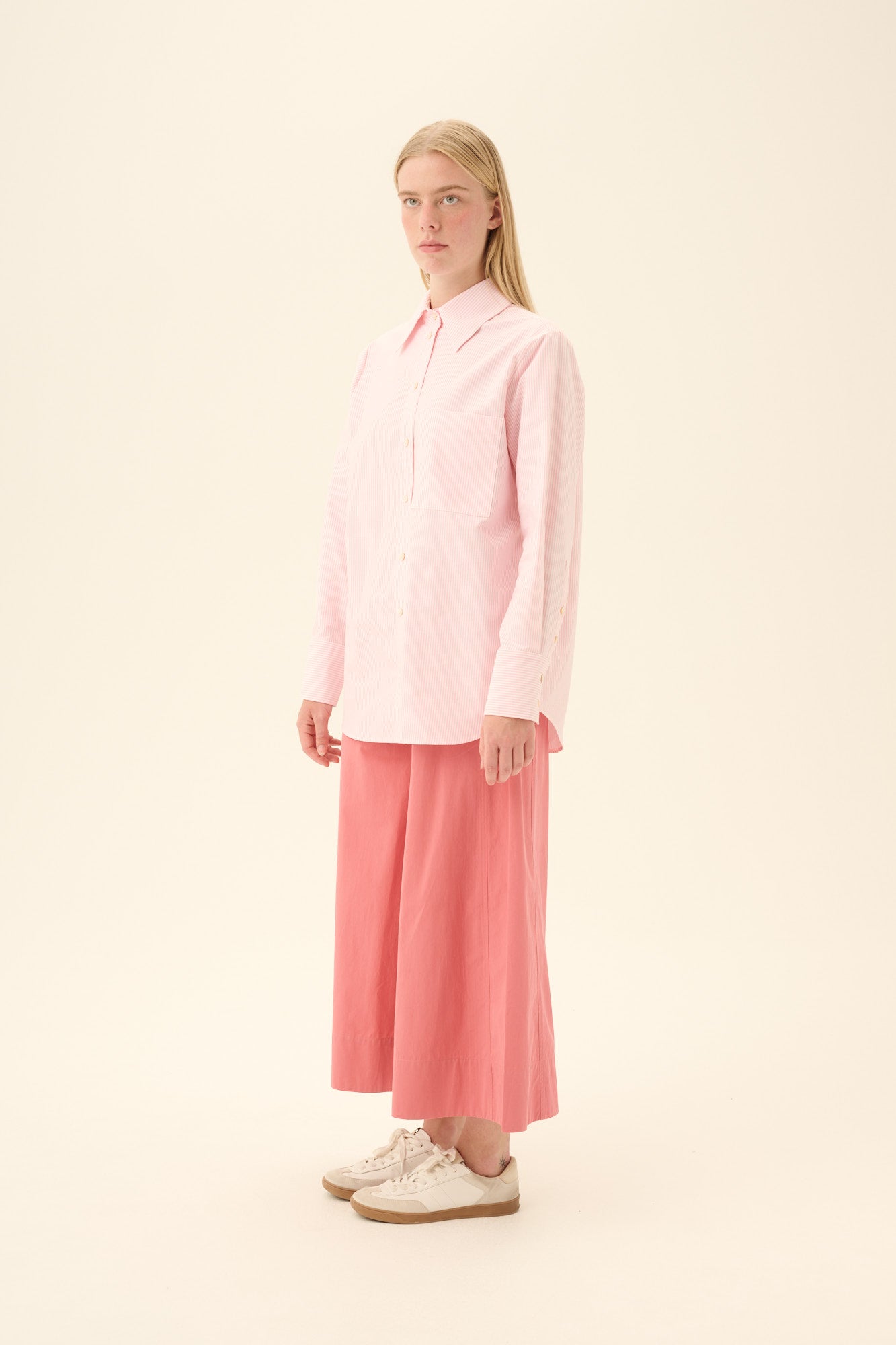 Rue de Tokyo PARMIDA MODAL POPLIN Pants RASPBERRY RED