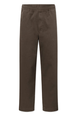 Rue de Tokyo PASCAL GARMENT DYED TWILL PANTS SCORCHED BROWN