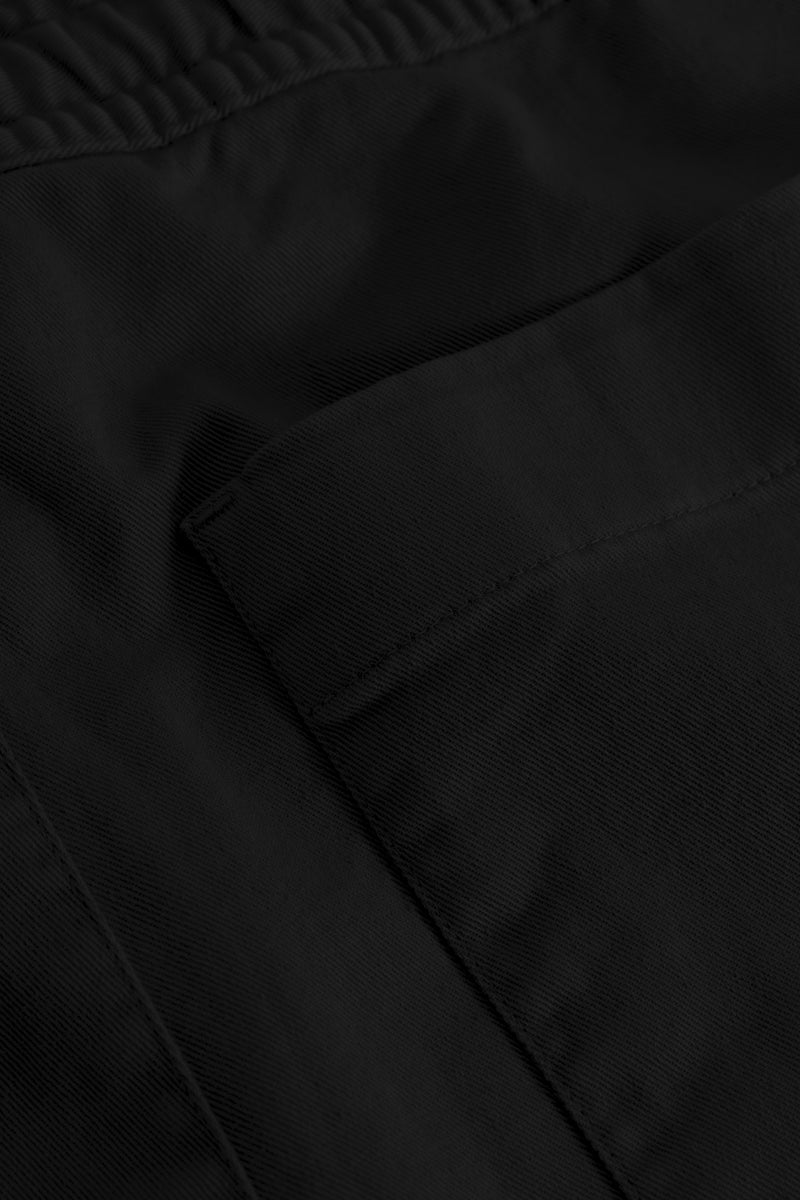 Rue de Tokyo PASCAL PRE DYED TWILL PANTS BLACK