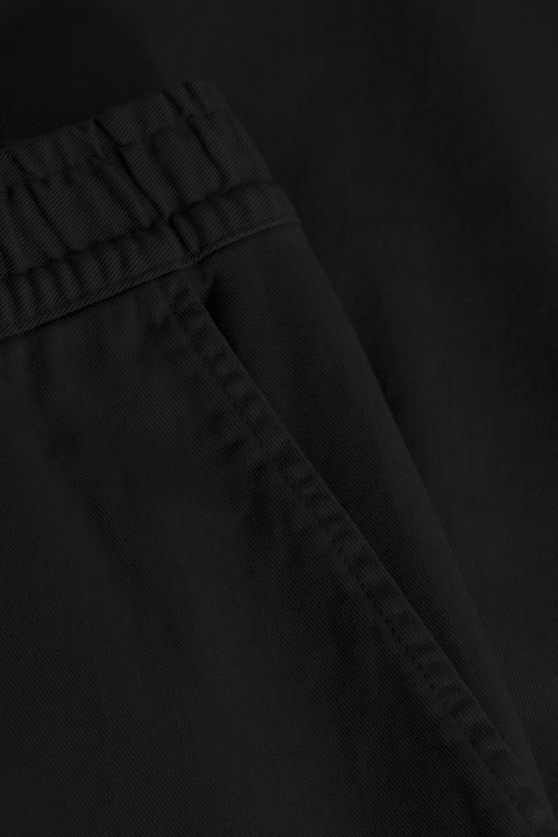 Rue de Tokyo PASCAL PRE DYED TWILL PANTS BLACK