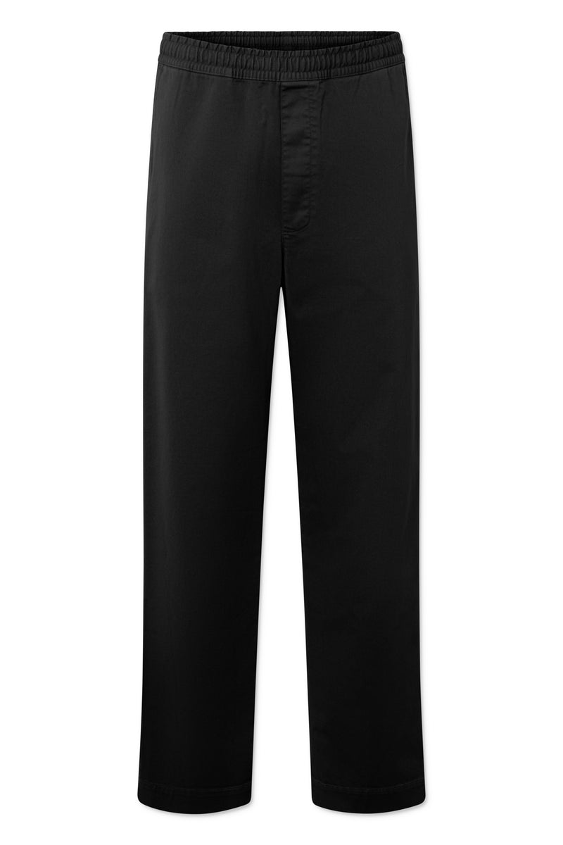 Rue de Tokyo PASCAL PRE DYED TWILL PANTS BLACK