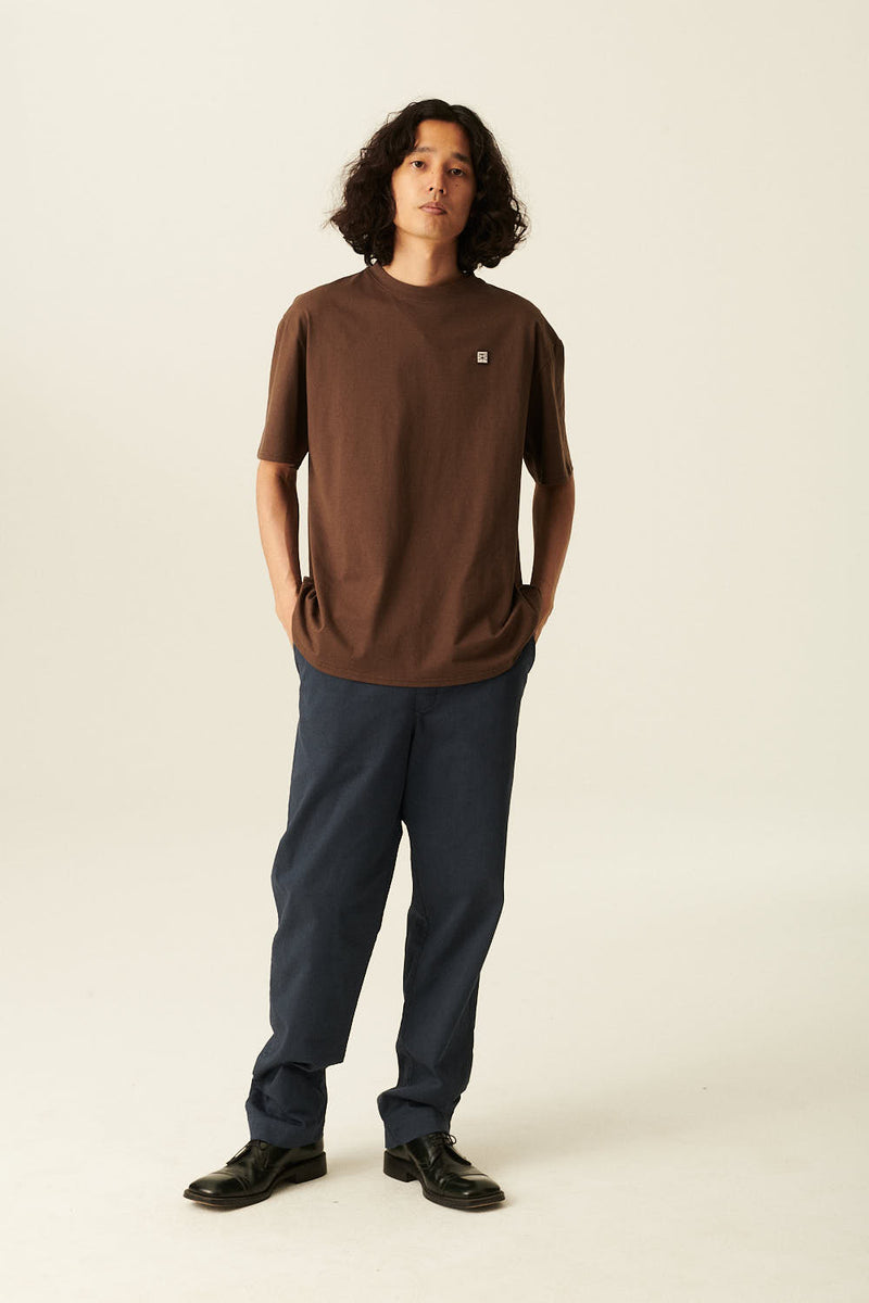 Rue de Tokyo PASCAL PRE DYED TWILL PANTS DARK NAVY