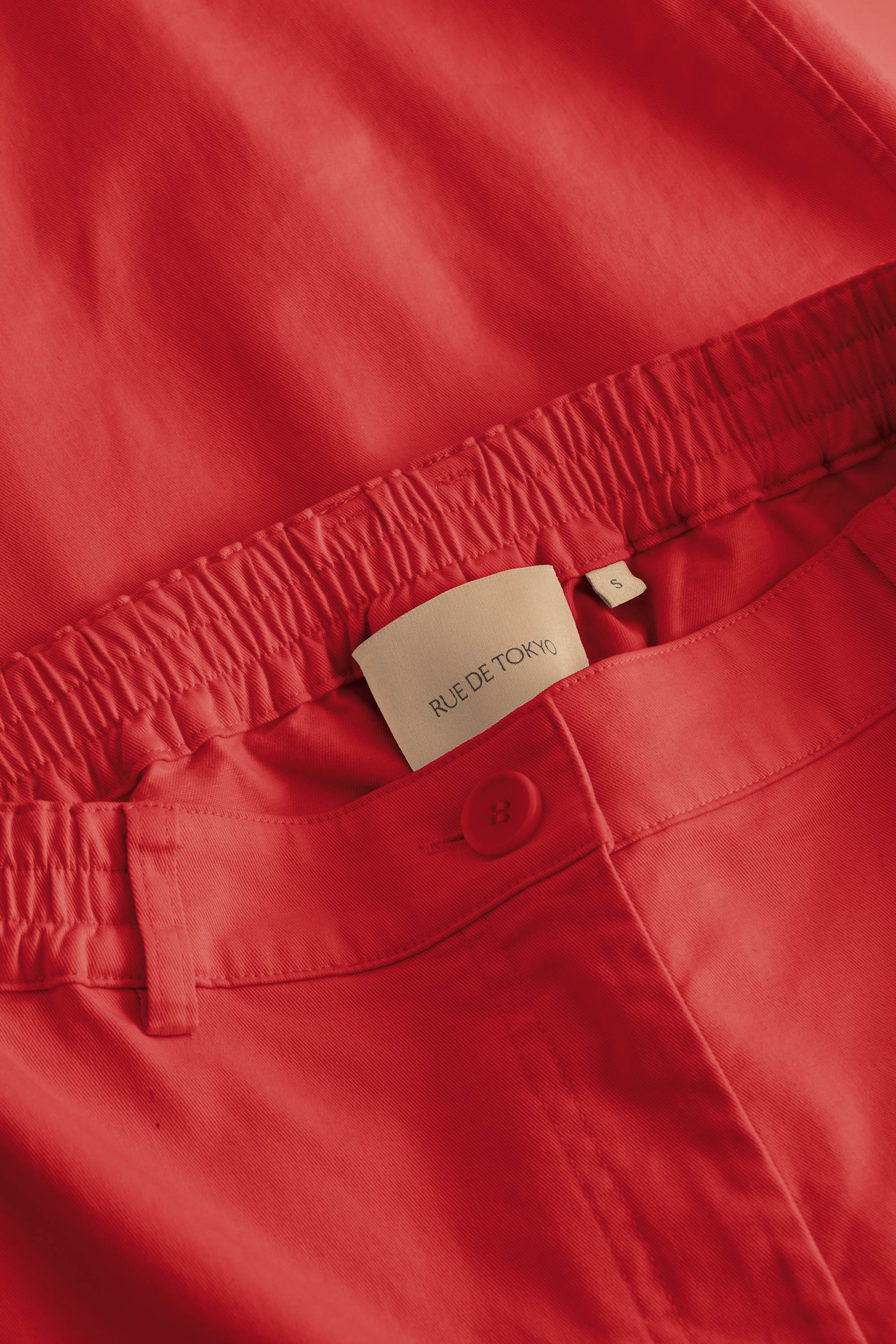 Rue de Tokyo PATRICE TWILL Pants BITTERSWEET RED