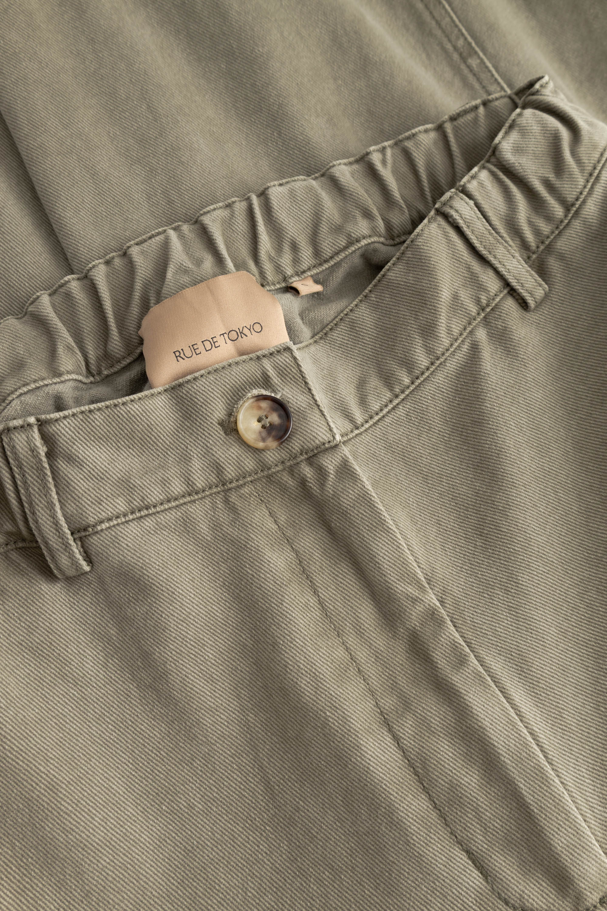 Rue de Tokyo PATSY FADED TWILL Pants SAGE GREEN