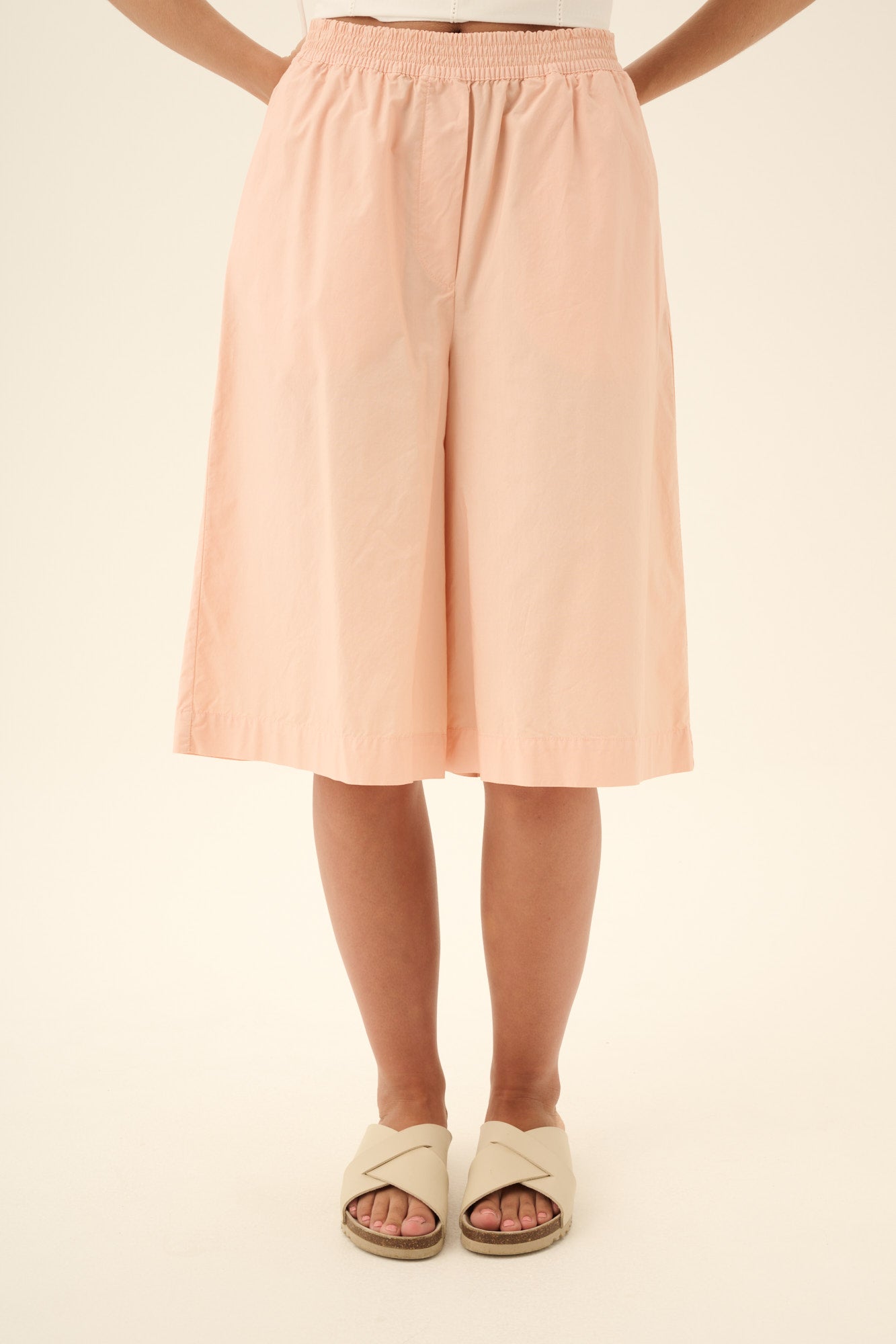 Rue de Tokyo PECHE GMTD POPLIN Shorts BEIGE ROSE