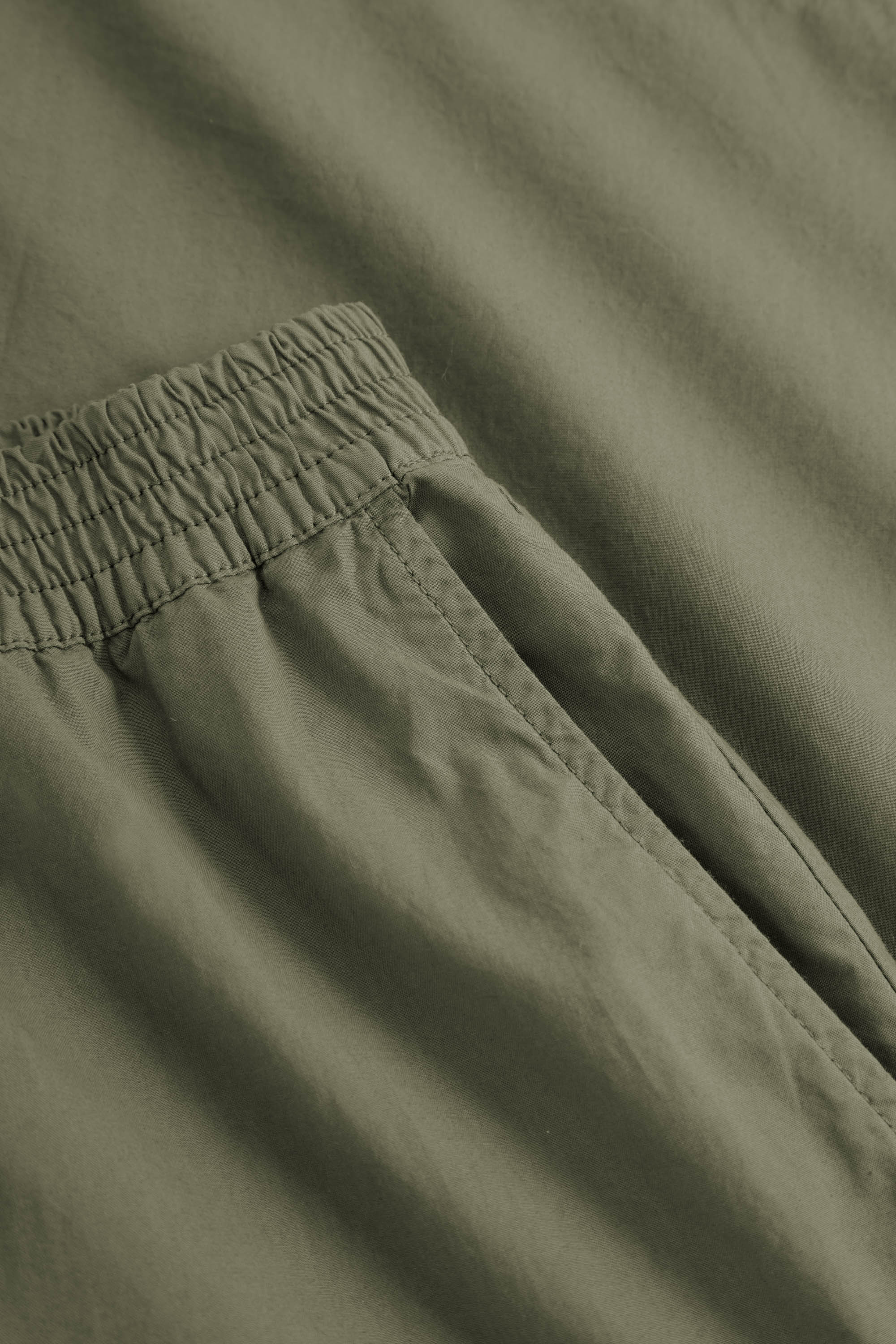 Rue de Tokyo PECHE GMTD POPLIN Shorts MOSS GREEN