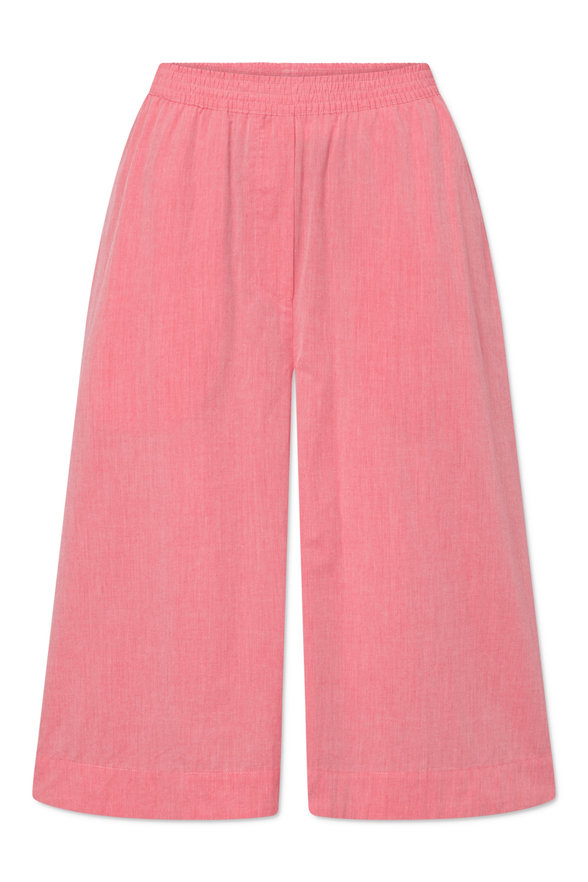 Rue de Tokyo PECHE WASHED COTTON STRIPE Shorts RED WHITE STRIPE