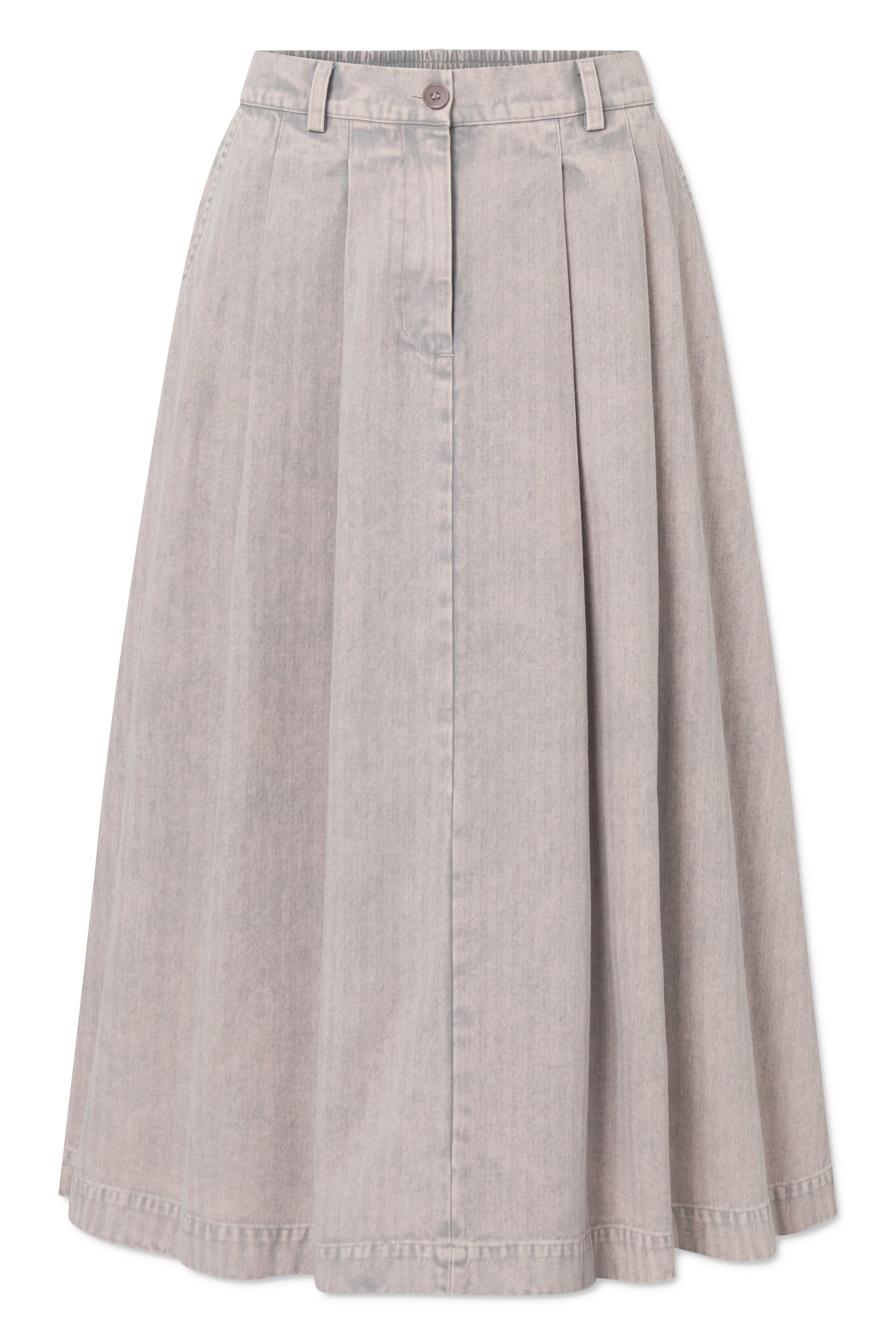 Rue de Tokyo PEN FADED HERRINGBONE Skirts ICY LAVENDER