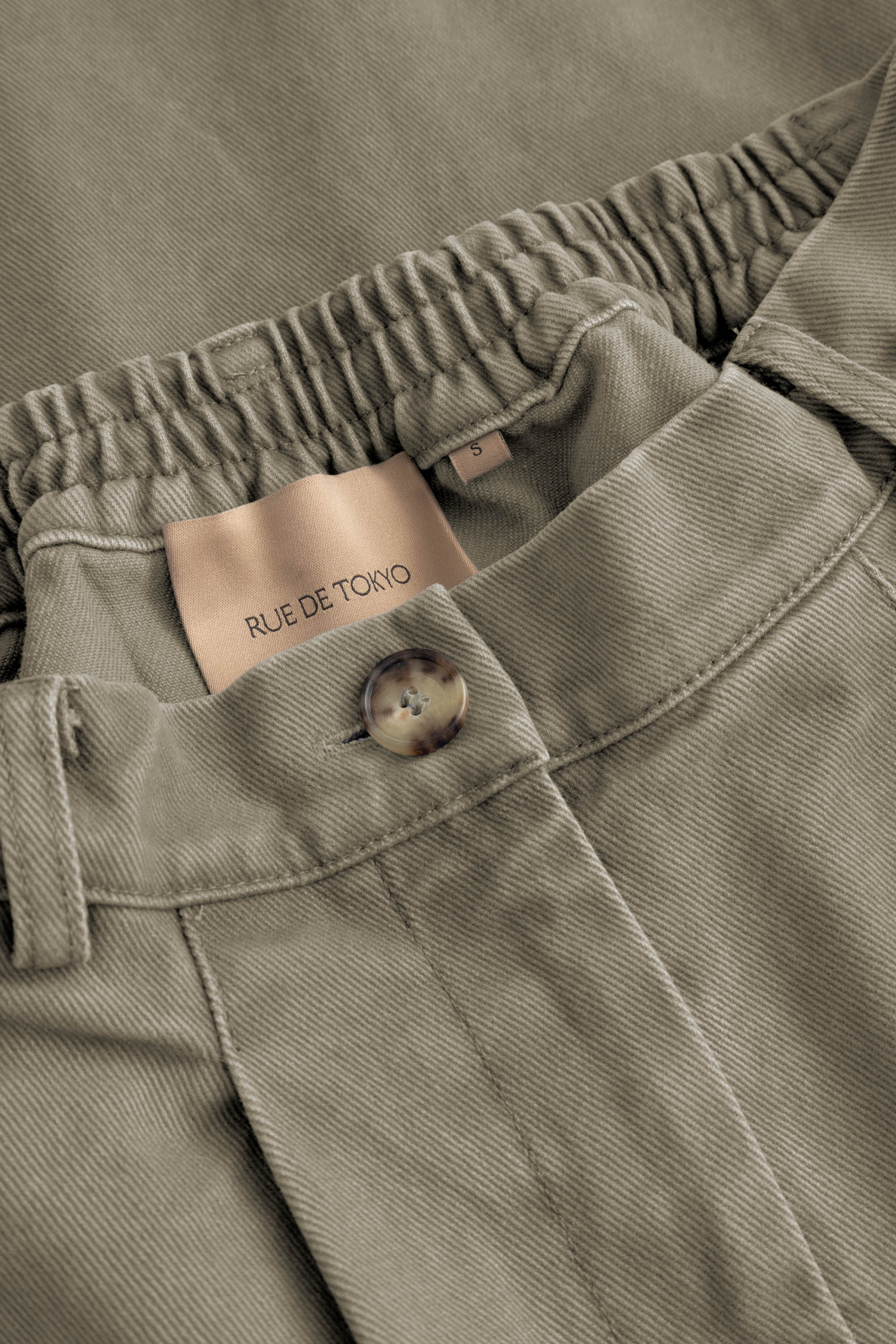 Rue de Tokyo PEN FADED TWILL Skirts SAGE GREEN