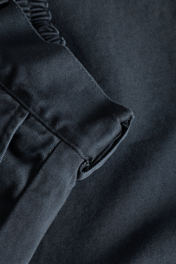 Rue de Tokyo PEN GARMENT DYED TWILL SKIRTS DARK NAVY