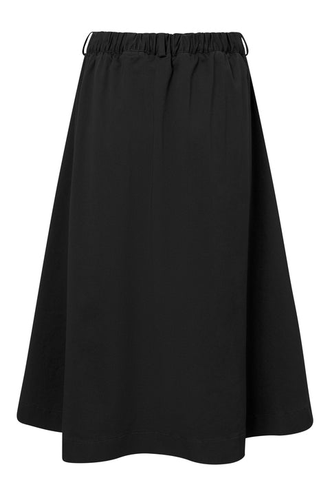 Rue de Tokyo PEN PRE DYED TWILL SKIRTS BLACK