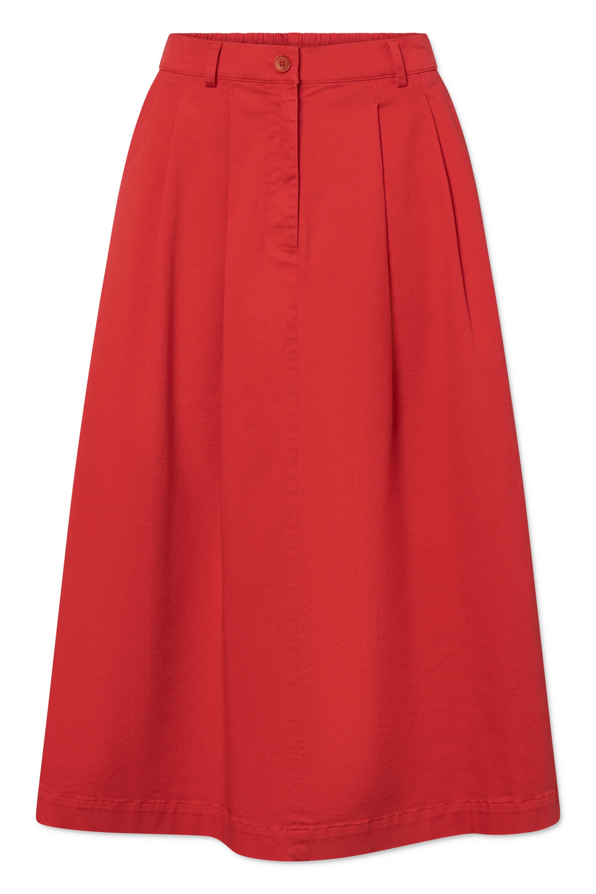 Rue de Tokyo PEN TWILL Skirts BITTERSWEET RED