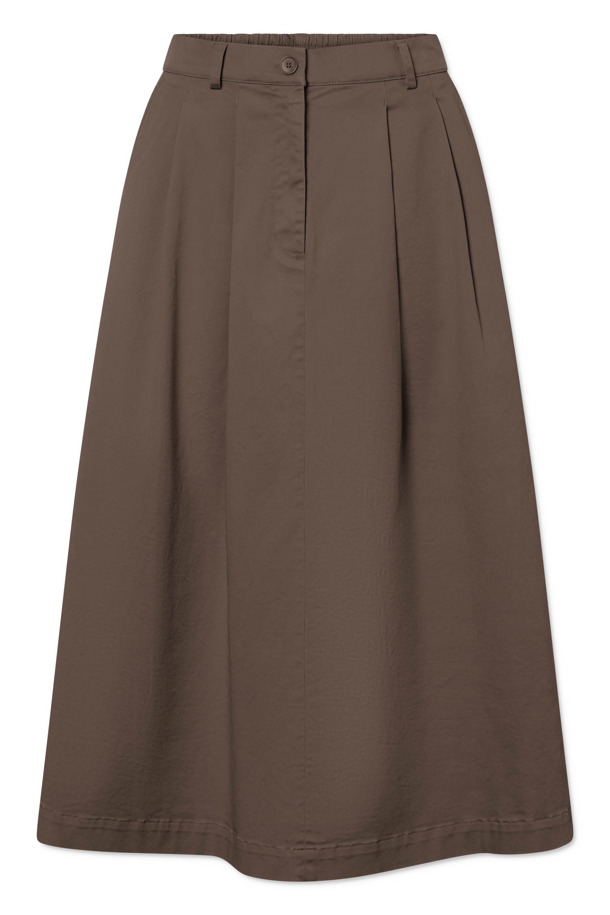 Rue de Tokyo PEN TWILL Skirts MALT BROWN