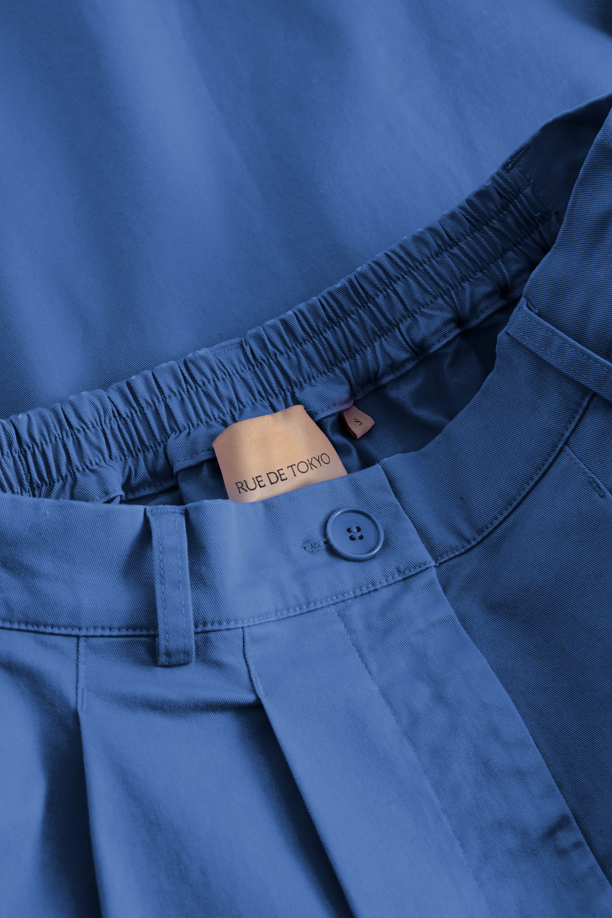 Rue de Tokyo PEN TWILL Skirts STRONG BLUE