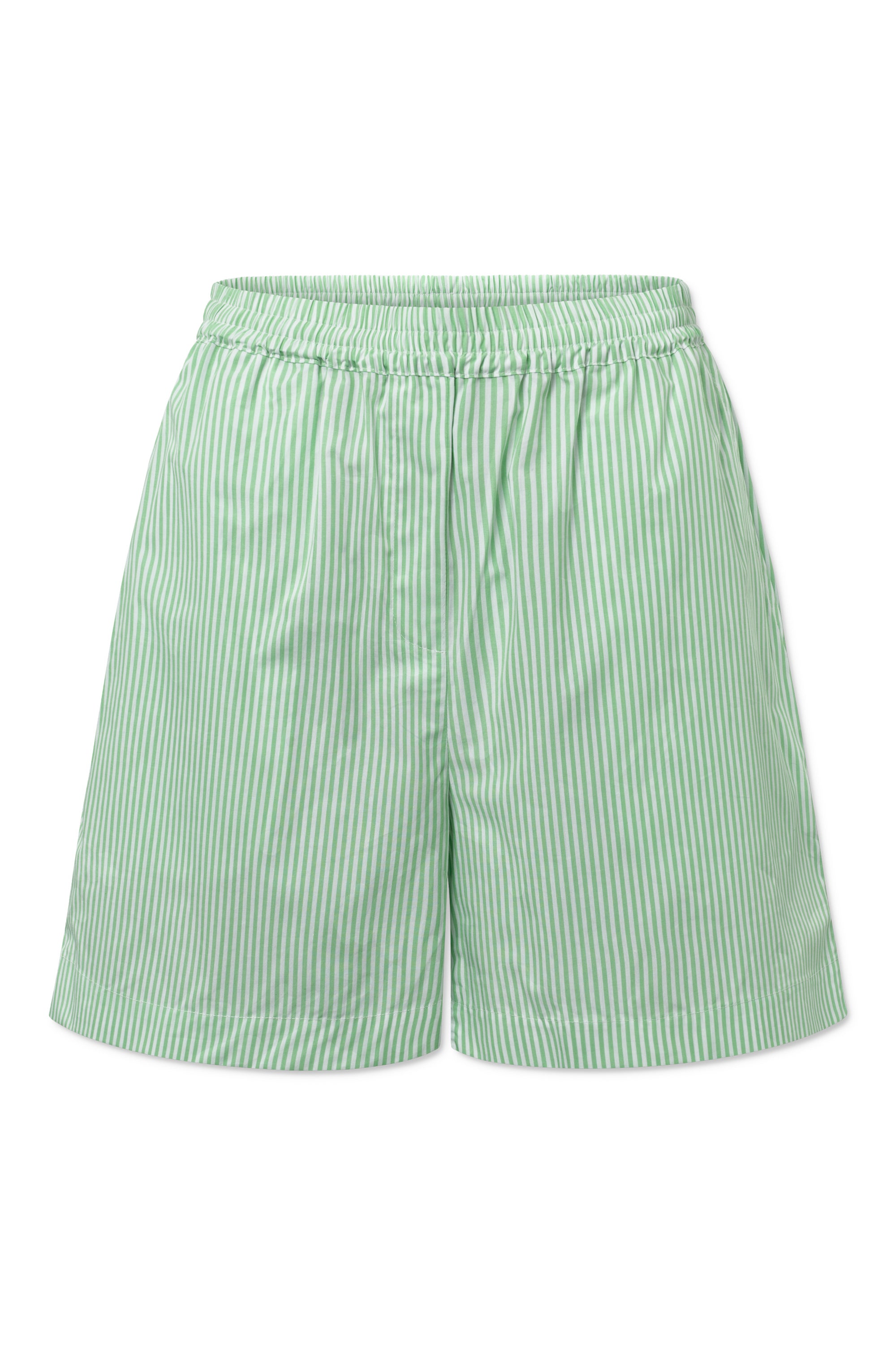 Rue de Tokyo PETRI COTTON STRIPE PANTS LIGHT GREEN STRIPE