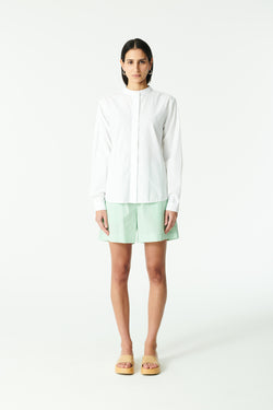 Rue de Tokyo PETRI COTTON STRIPE PANTS LIGHT GREEN STRIPE