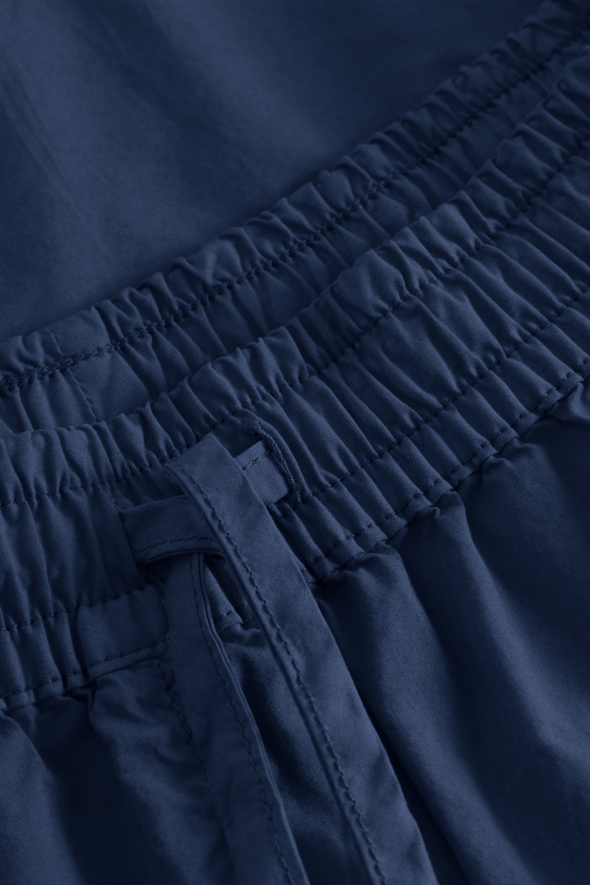 Rue de Tokyo PETRI GMTD GARMENT DYED POPLIN PANTS NAVY