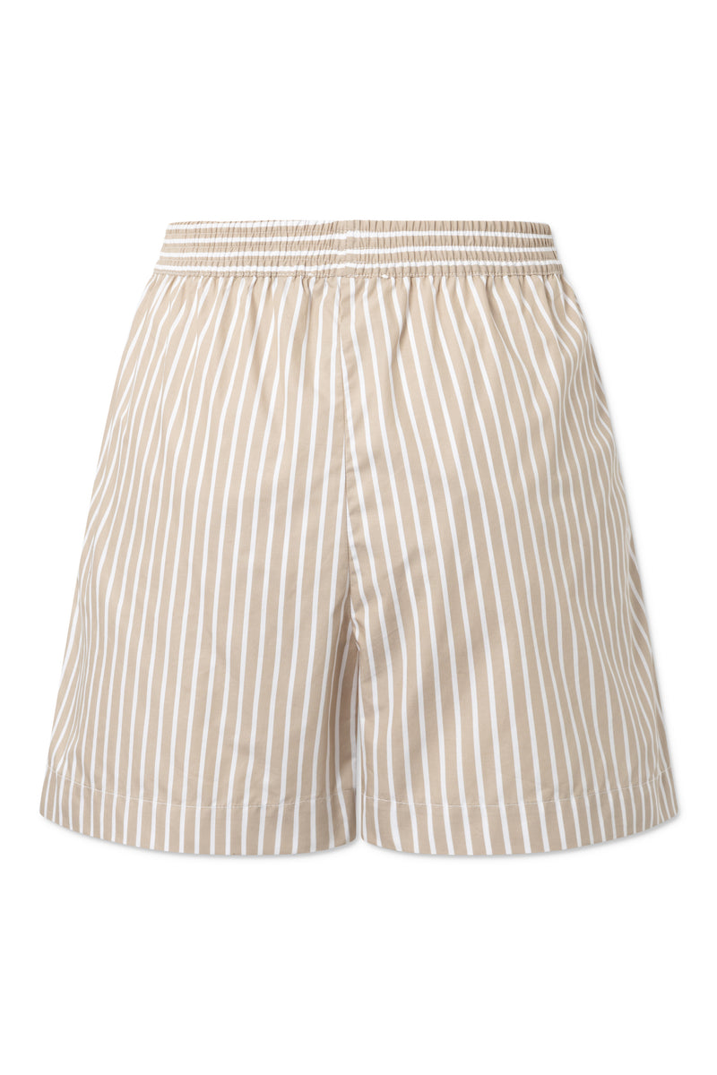 Rue de Tokyo PETRI VENICE SUNBLEACHED STRIPE SHORTS WARM SAND