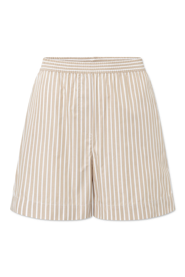 Rue de Tokyo PETRI VENICE SUNBLEACHED STRIPE SHORTS WARM SAND