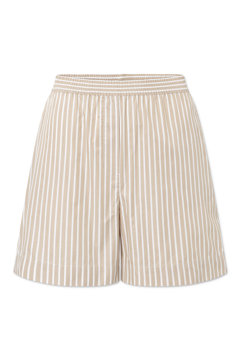 Rue de Tokyo PETRI VENICE SUNBLEACHED STRIPE SHORTS WARM SAND