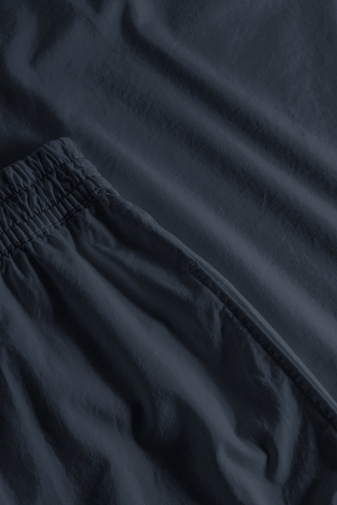 Rue de Tokyo PETULA GARMENT DYED POPLIN Skirts DARK NAVY