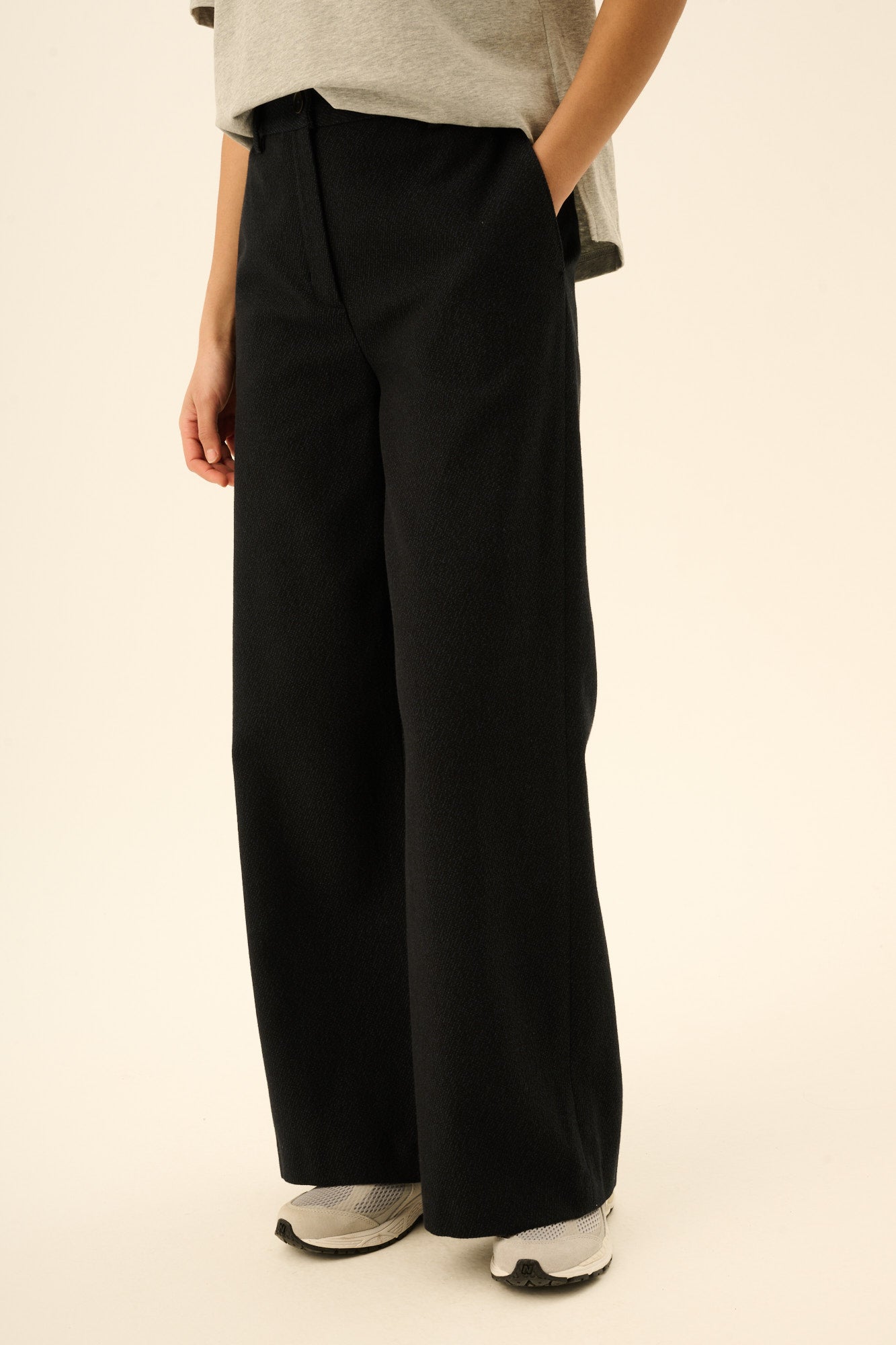 Rue de Tokyo PHELIA SOFT TAILORING Pants NAVY