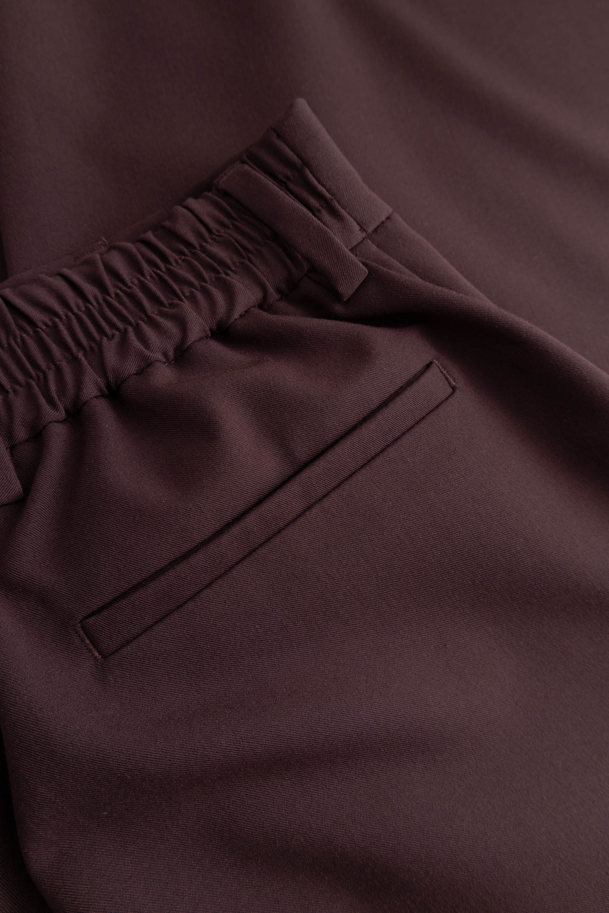 Rue de Tokyo PHELIA SOLID TAILORING Pants AUBERGINE