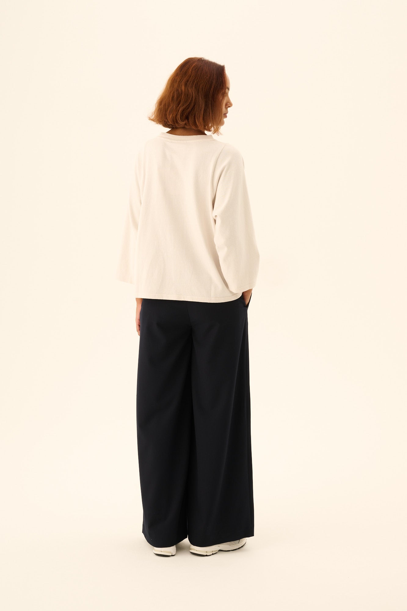 Rue de Tokyo PHELIA SOLID TAILORING Pants NAVY