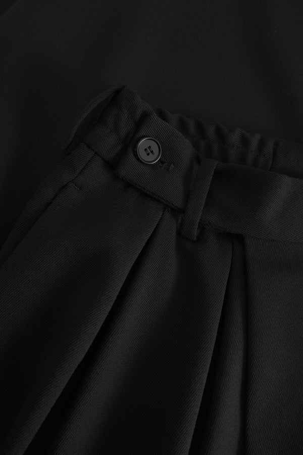 Rue de Tokyo PHILLE JAPAN WOOL BLEND SKIRTS BLACK