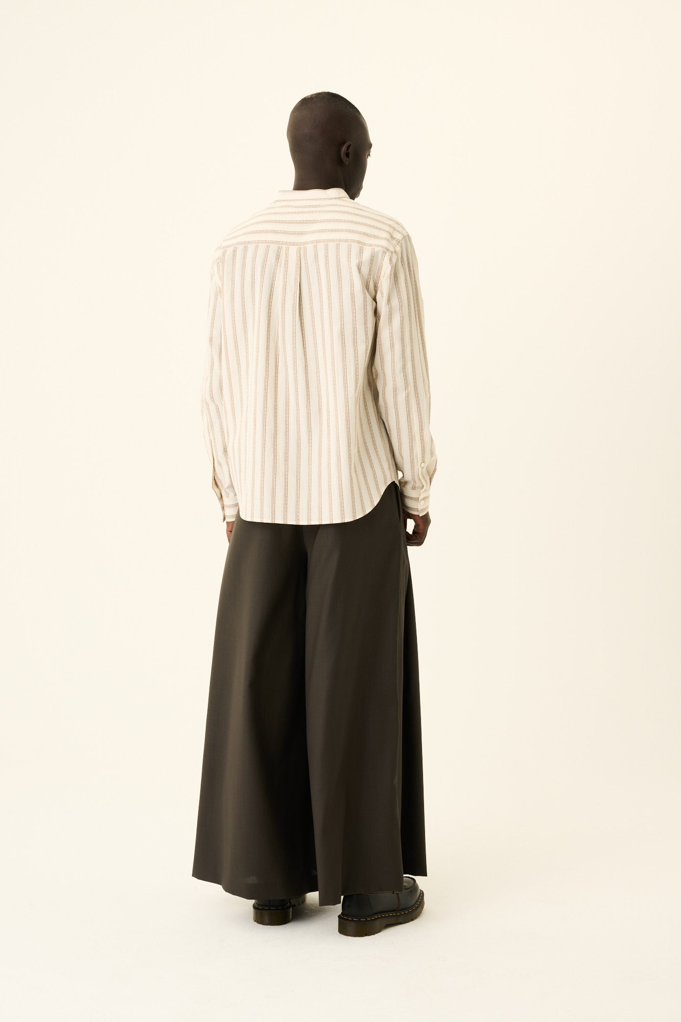 Rue de Tokyo PHILLE SOLID SUITING WOOL Skirts MOSS GREEN