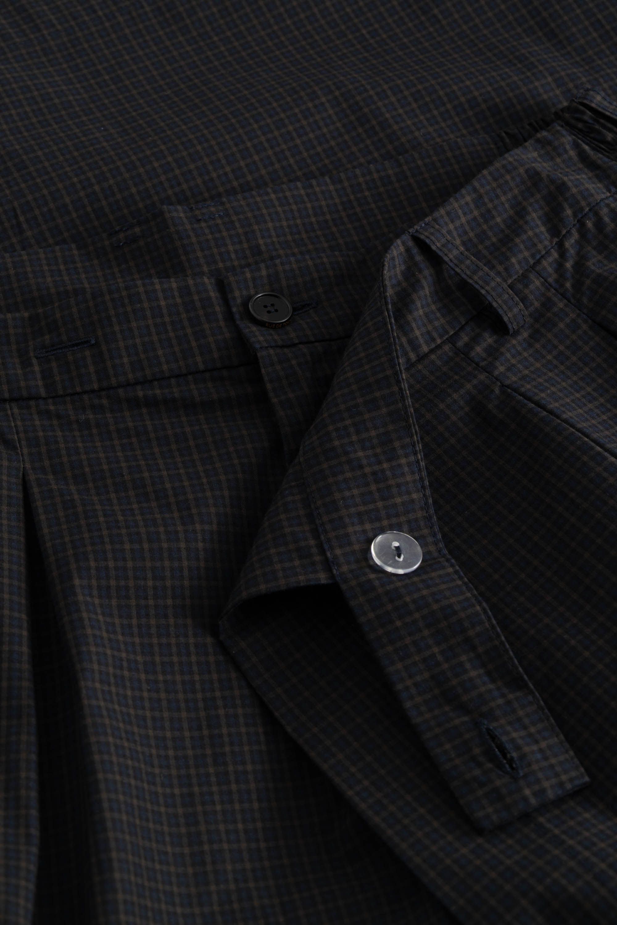 Rue de Tokyo PHILLE SOLID TAILORING Pants BLACK