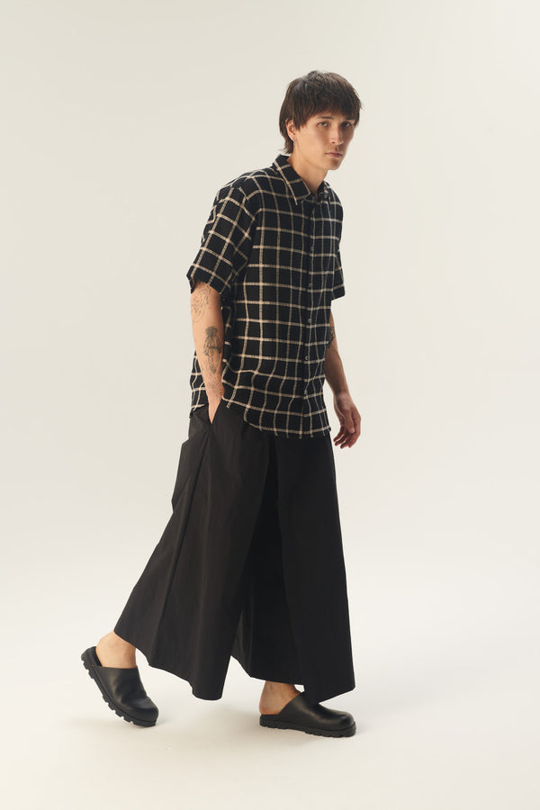 Rue de Tokyo PHILLO TECH NYLON PANTS BLACK