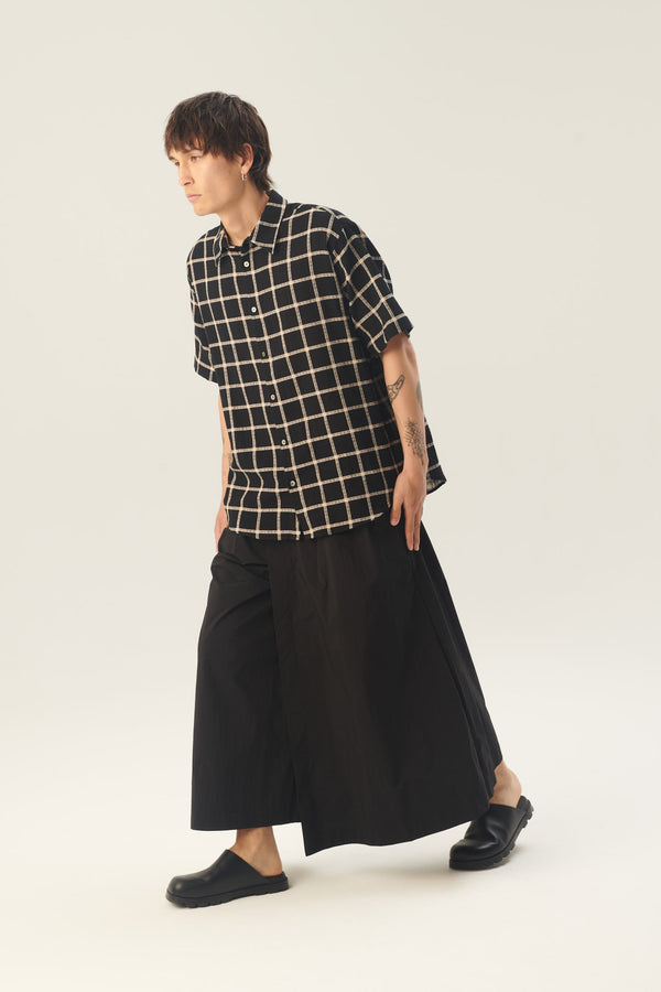 Rue de Tokyo PHILLO TECH NYLON PANTS BLACK