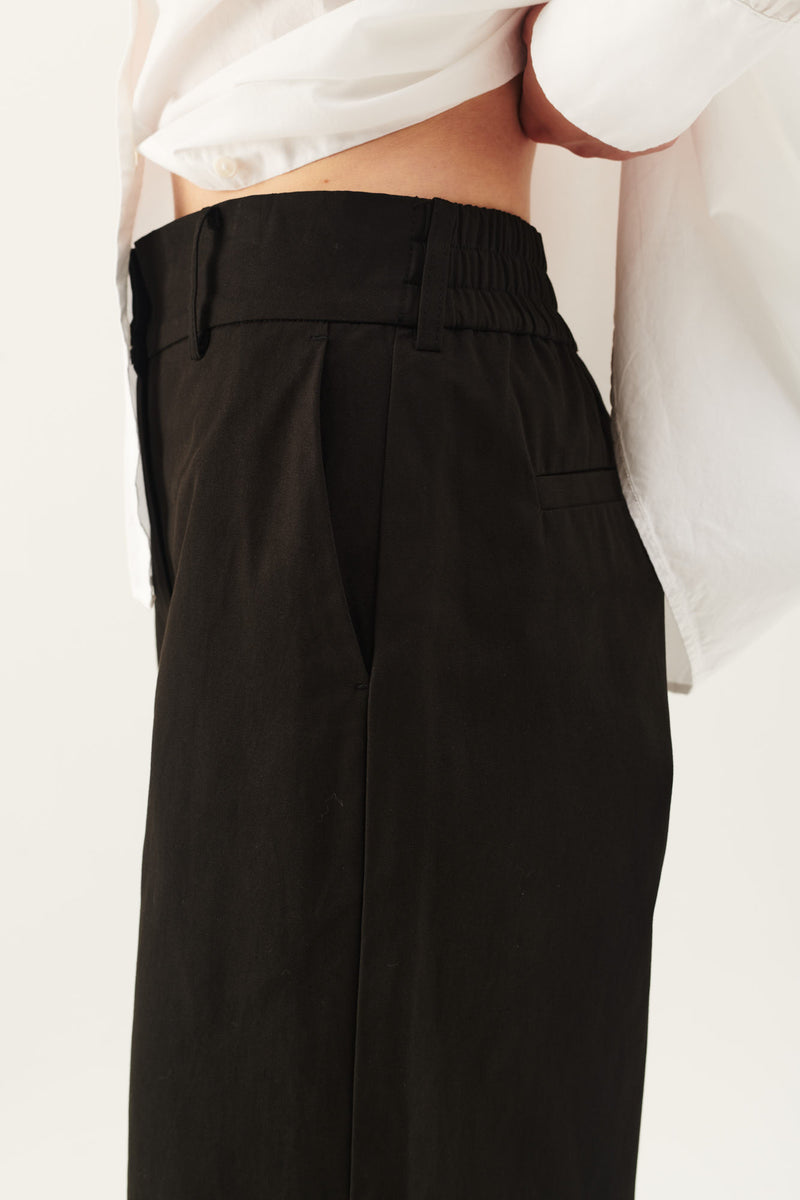 Rue de Tokyo PHILLY COTTON TWILL PANTS BLACK