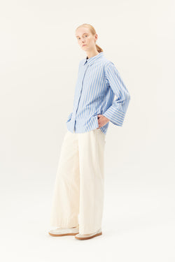 Rue de Tokyo PHILLY COTTON TWILL PANTS IVORY