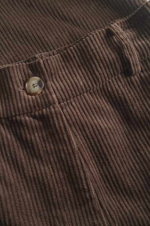 Rue de Tokyo PHILLY HEAVY CORDUROY PANTS DARK BROWN