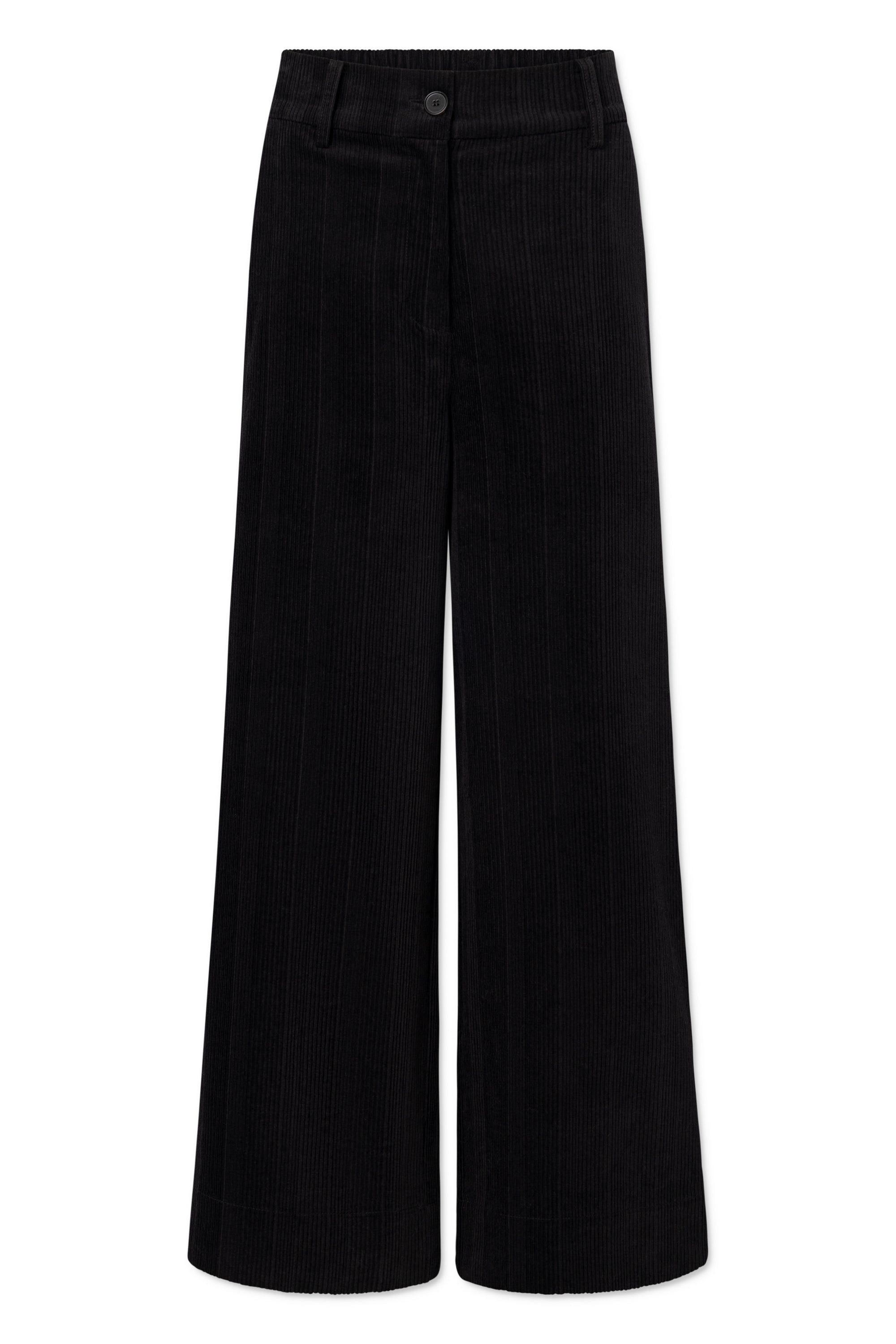 Rue de Tokyo PHILLY STRUCTURED CORDUROY Pants BLACK