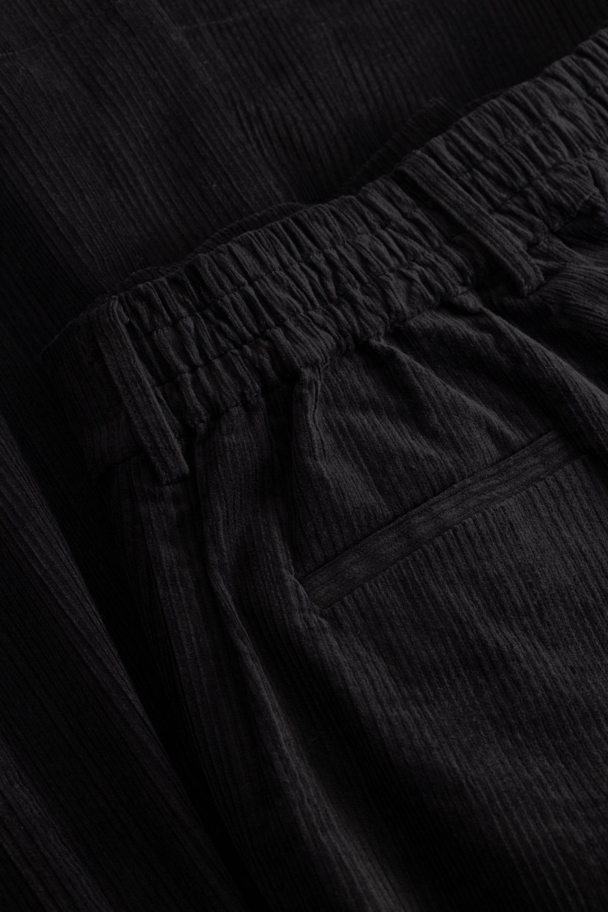 Rue de Tokyo PHILLY STRUCTURED CORDUROY Pants BLACK