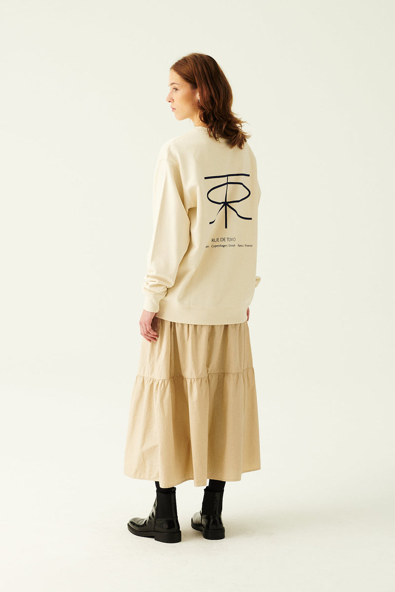 Rue de Tokyo PHI GMTD SKIRT BEIGE SKIRTS BEIGE