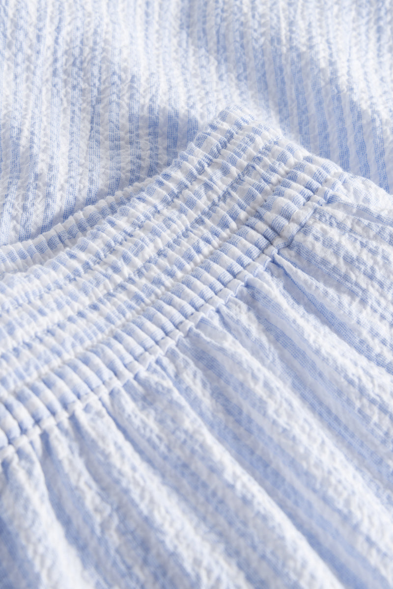 Rue de Tokyo PHI SKIRT LIGHT BLUE/WHITE STRIPE SKIRTS LIGHT BLUE/WHITE STRIPE