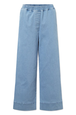 Rue de Tokyo PIAS GARMENT WASHED DENIM PANTS LIGHT INDIGO