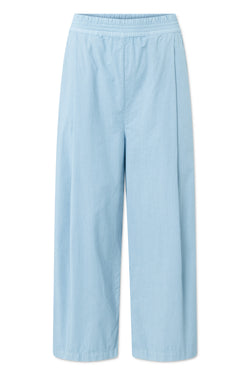 Rue de Tokyo PIA GARMENT DYED POPLIN PANTS SKYWAY