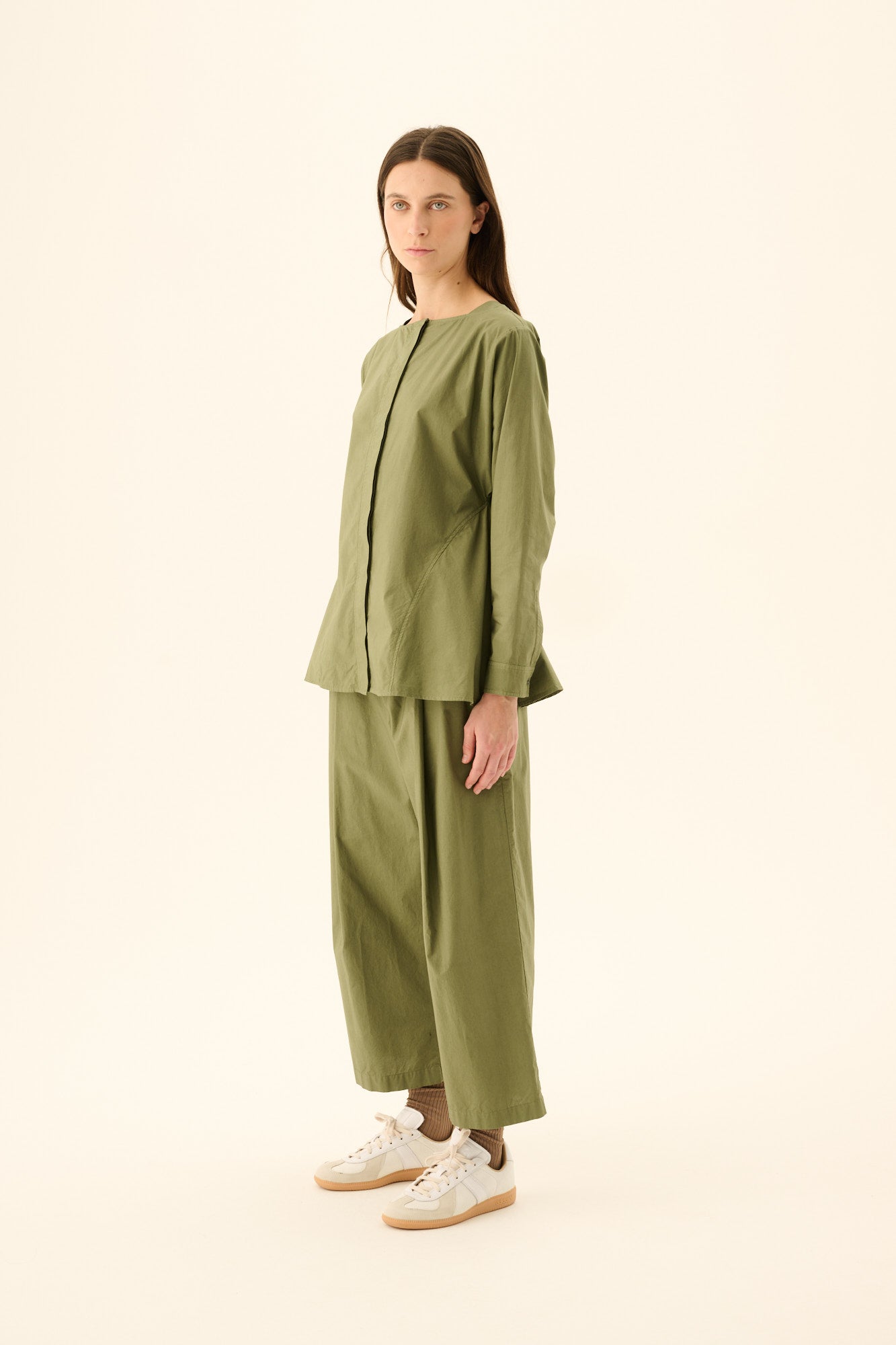 Rue de Tokyo PIA GMTD POPLIN Pants MOSS GREEN