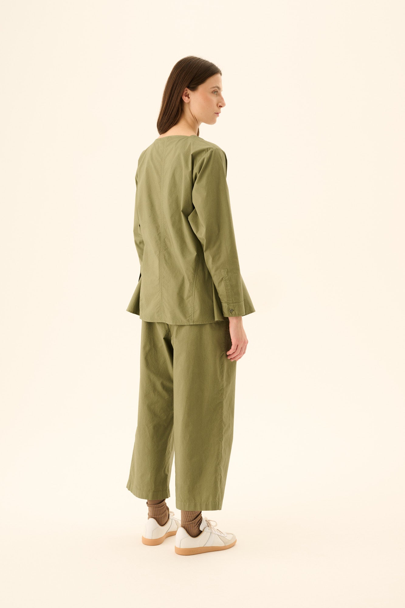 Rue de Tokyo PIA GMTD POPLIN Pants MOSS GREEN