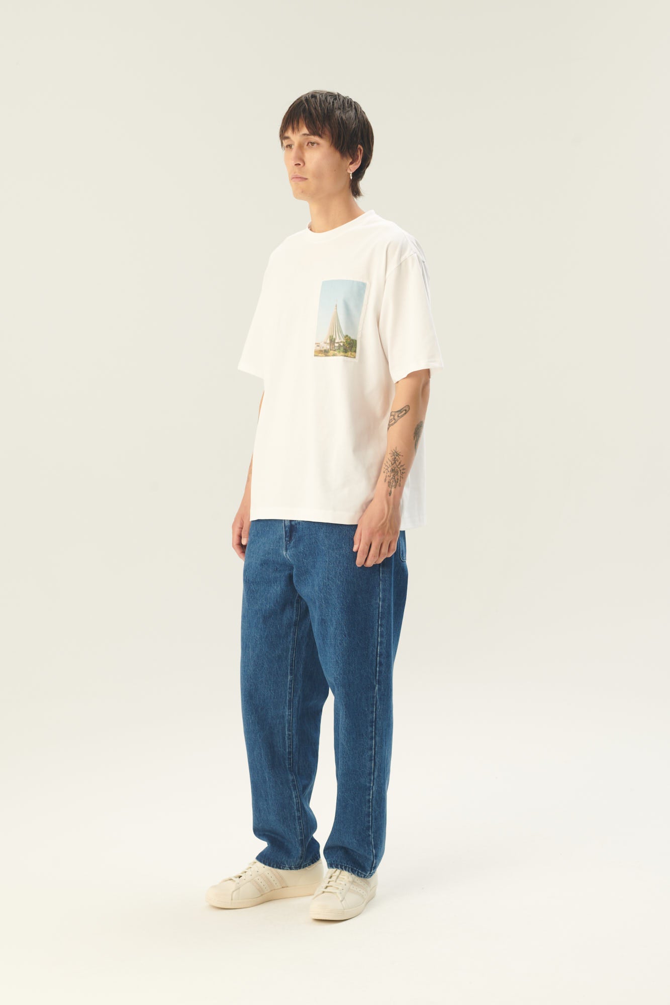 Rue de Tokyo PIERRE WASHED INDIGO DENIM Pants WASHED INDIGO