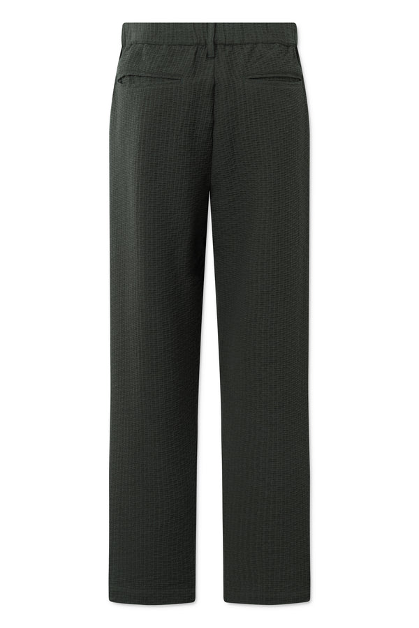 Rue de Tokyo PIETER DARK JACQUARD PANTS DARK GREEN